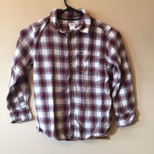 Boys plaid shirt